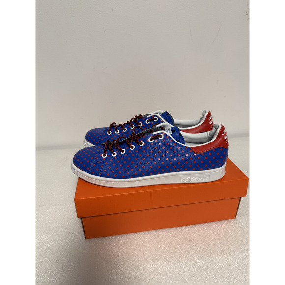 Adidas Stan Smith Shoes Mens Size 13 Blue Red Polka Dot Pharrell Williams B25400 main image 6